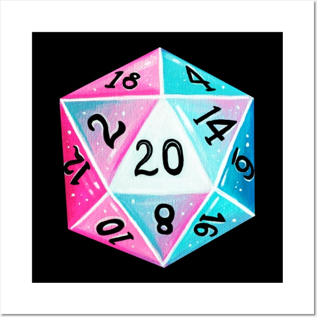 D20 Wall Art by Bethaliceart